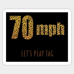 Cheetah - let's play tag Sticker